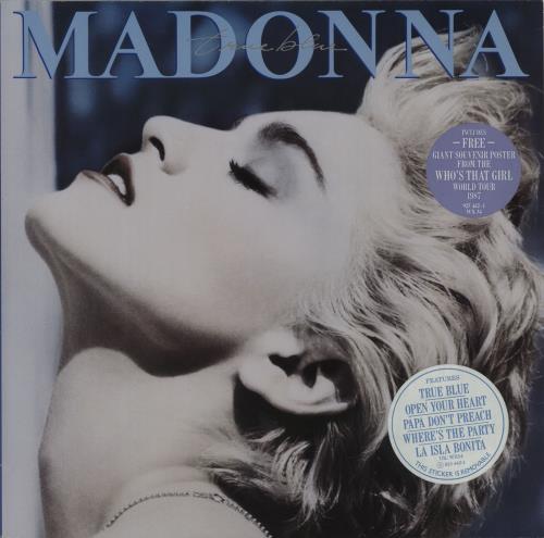 Madonna True Blue Poster Japanese Vinyl LP New Releases